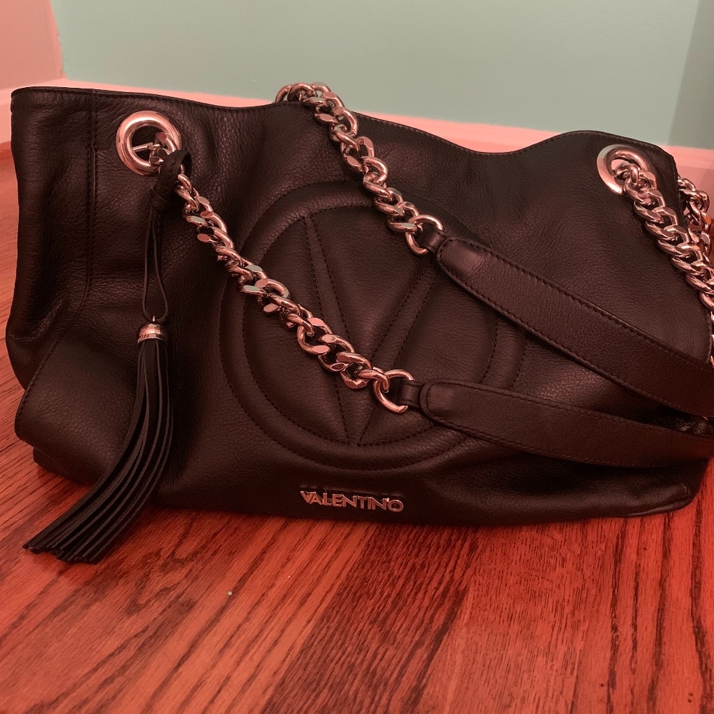 New Black Valentino Verra Tote handbag